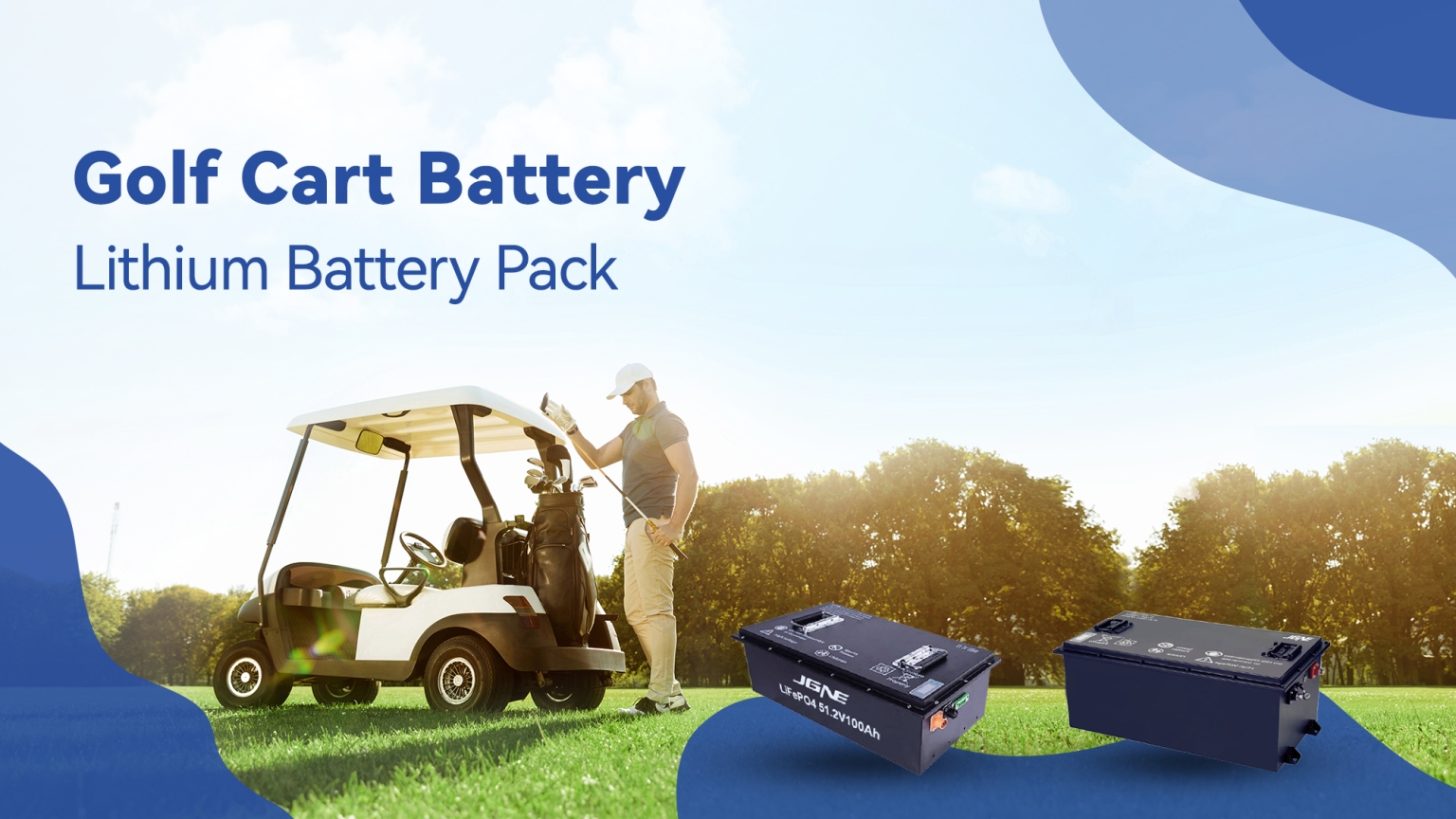 Golf Cart Lithium Battery JGNE